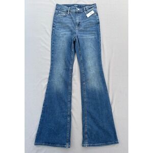 Old Navy Extra High Rise Flare Jeans Medium Wash Denim Womens Size 2 - 6 NWT